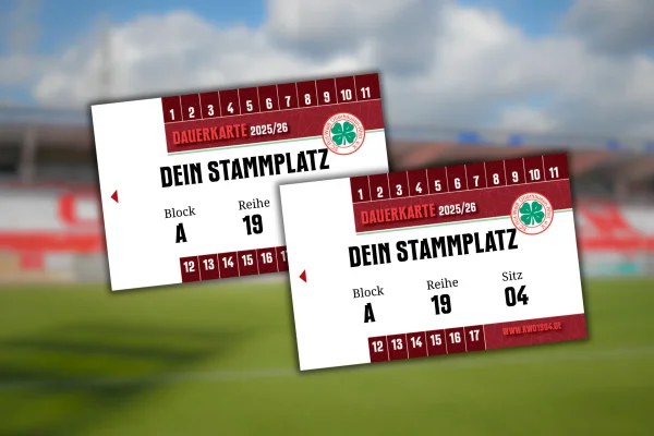 Dauerkartenverkauf für Kurzentschlossene