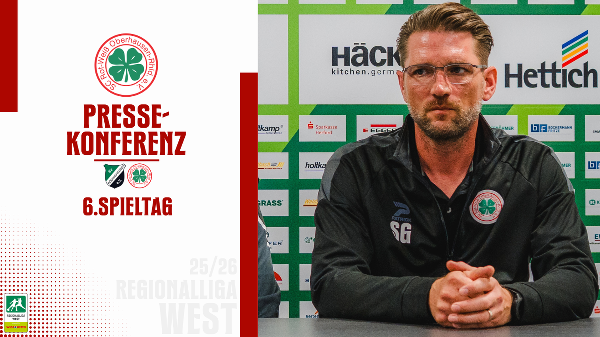 Pressekonferenz SV Rödinghausen - RWO