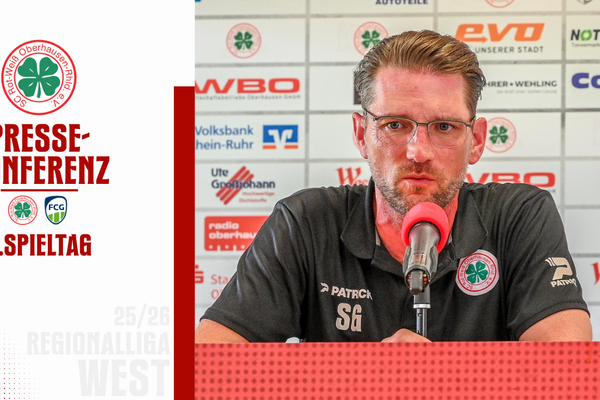 Pressekonferenz  RWO - FC Gütersloh